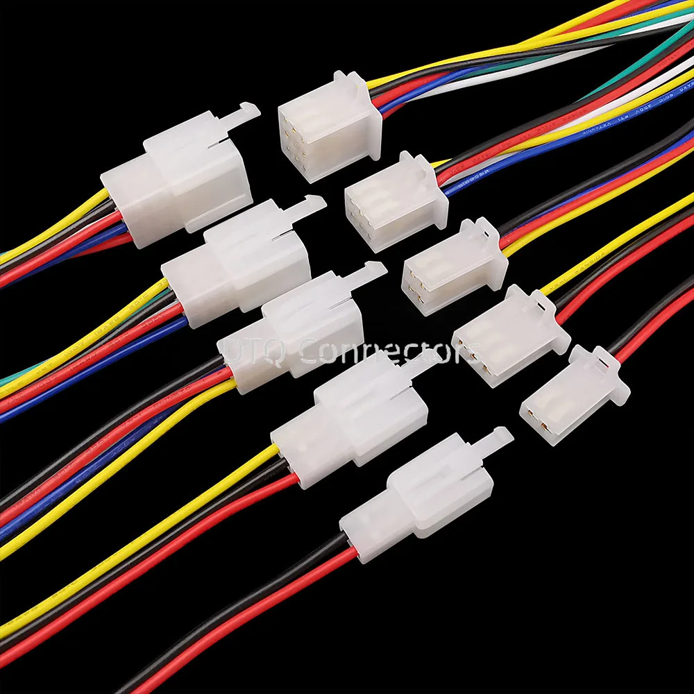 1/2/5Pair 2/3/4/6/9Pin 2.8mm automotive fast connection electrical wire connector motorcycle car male female cable terminal plug