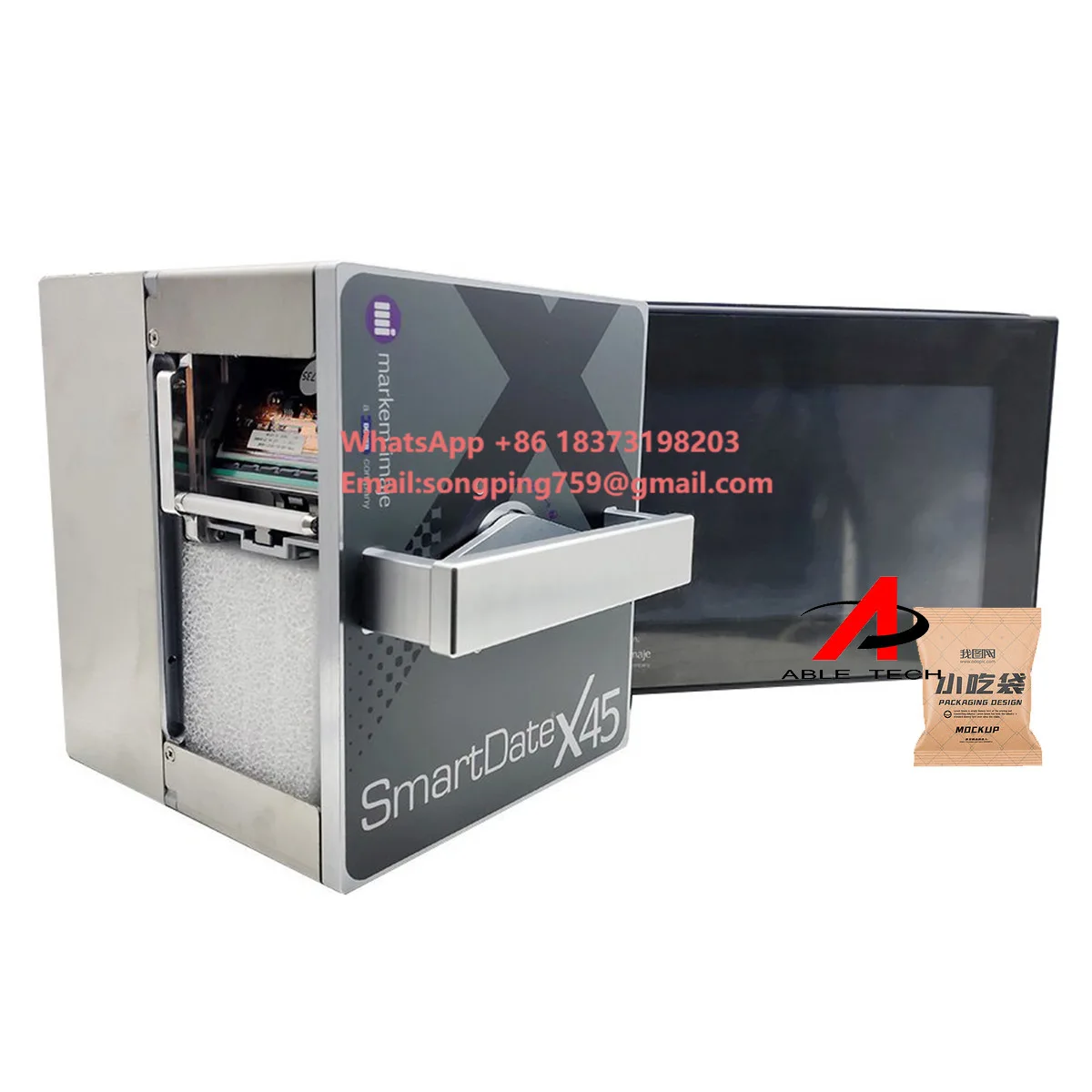 Industrial QR Coder Lot Coding Machine for Labeling Machine SD X45 Markem Imaje Date Printing Marking on Plastic Bags
