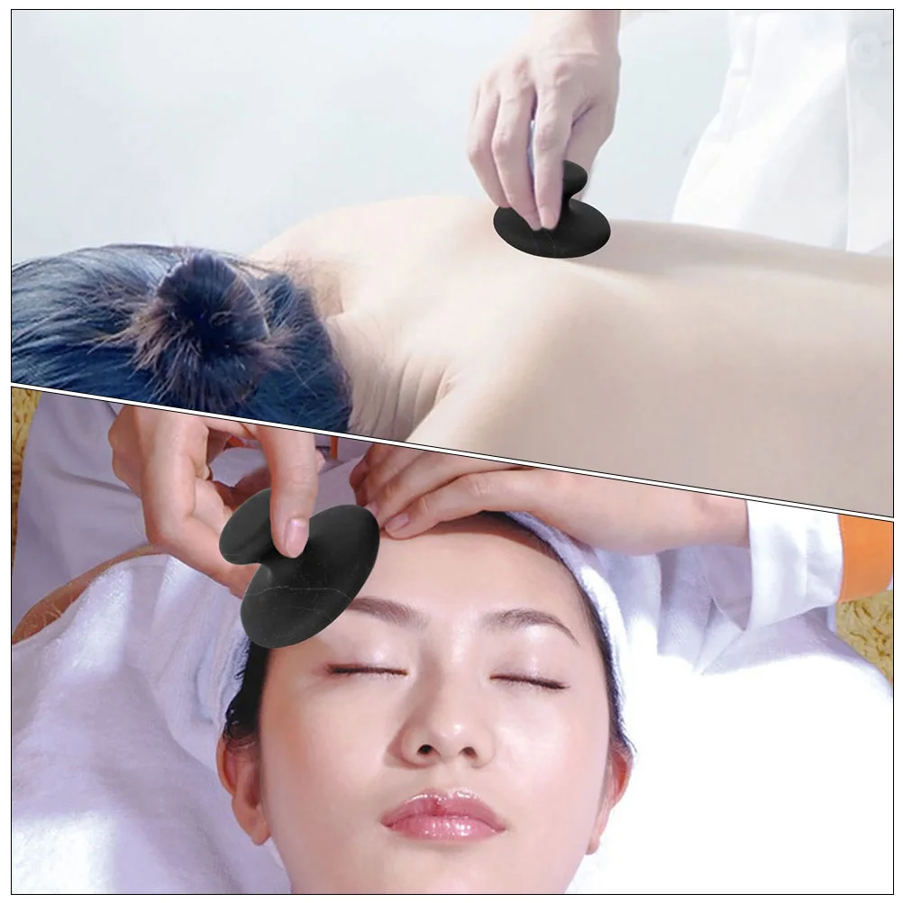 

2Pcs Stone Massage Tool Gua Sha Mushroom Shaped Scraping Massager for Face Neck Spa Stones for Massage