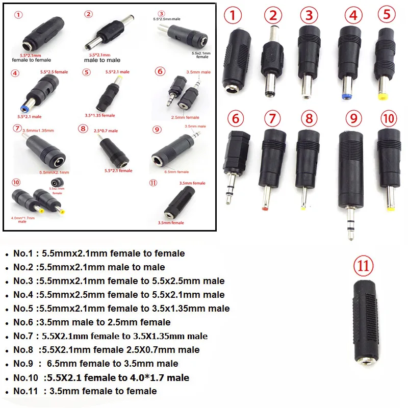Dc 5.5X2.1Mm 2.5Mm …