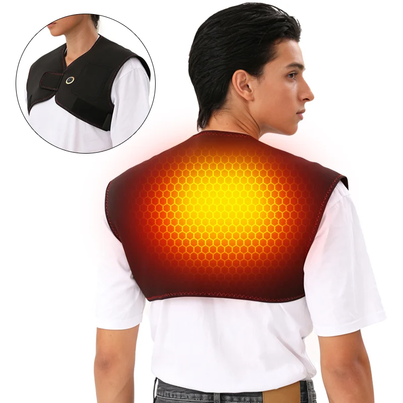 Heated Braces for Winter 3-Speed Adjustable Self-Heating Washable Home Office Work Braces with 3 Temperature Control