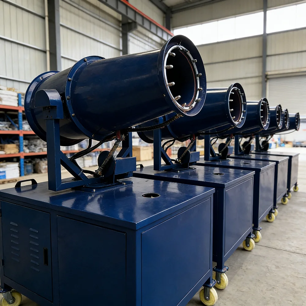 

Система туманообразования для садоводства и сельского хозяйства: мобильный распылитель-пушка высокого давления с дальностью действия 40 м для подавления пыли