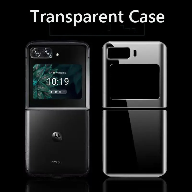 

Slim Hard PC Clear Transparent Phone Case For Motorola Moto Razr 2022 Razr3 Razr Gen 3 ShockProof Back Cover Case Fundas Capa