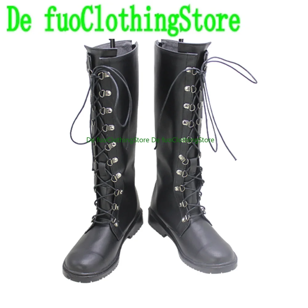 Defuo Azur Lane U47 Cosplay Schoenen Laarzen Spel Anime Halloween Schoenen Winkel