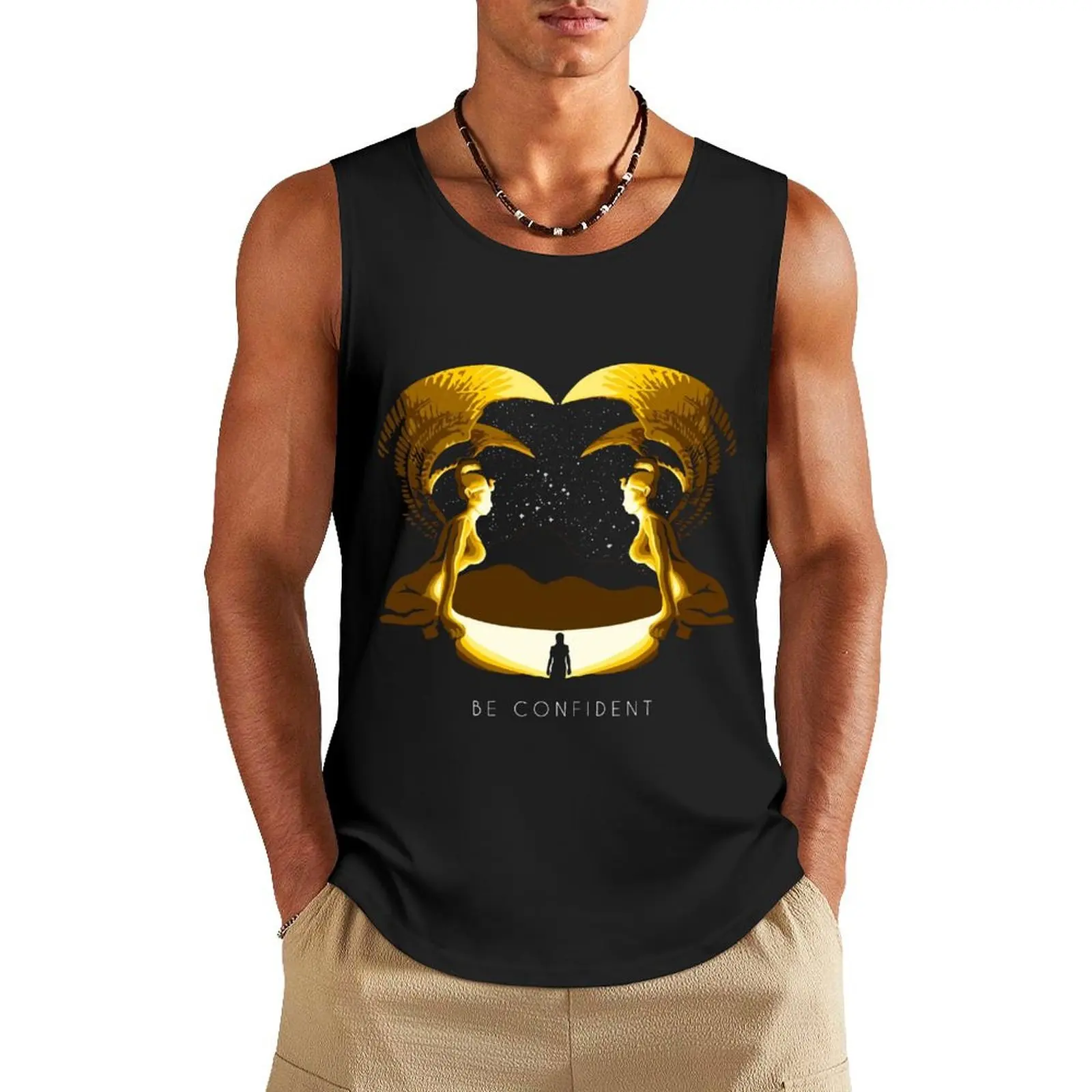 

The NeverEnding Story Tank Top Man summer clothes Sportswear for men