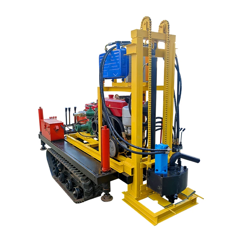 

Индивидуальная прецизионная буровая установка для водяных скважин, 120 м, 35 л.с., дизельная высокоэффективная гидравлическая дрель