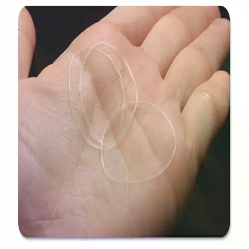10pcs Half-frame Lens Explosion-proof Silicone Coil Rubber Ring Cushion Wire Anti-pressure Silica Gel Collar Glasses Accessory view 3