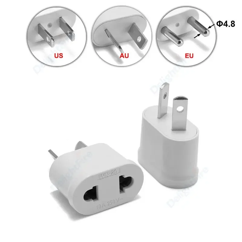 1pc AU Australian Power Adapter 2 Pin EU European US To AU Australia Travel Plug Adapter Outlet Electrical Charger Socket Outlet