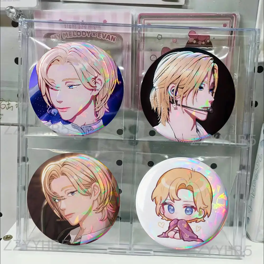 

P-Plave Noah Enamel Pin Tinplate Round Brooch Badges 58mm 44mm 32mm 75mm 25mm