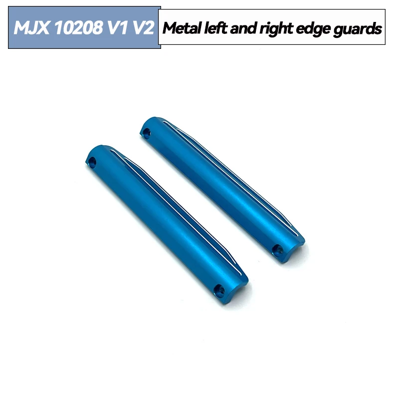 أجزاء ترقية من سبائك الألومنيوم باللون الأزرق لـ MJX 1/10 10208 V1 V2 RC سيارات محرك رمح التوجيه مجموعة C-نوع مقعد امتصاص الصدمات