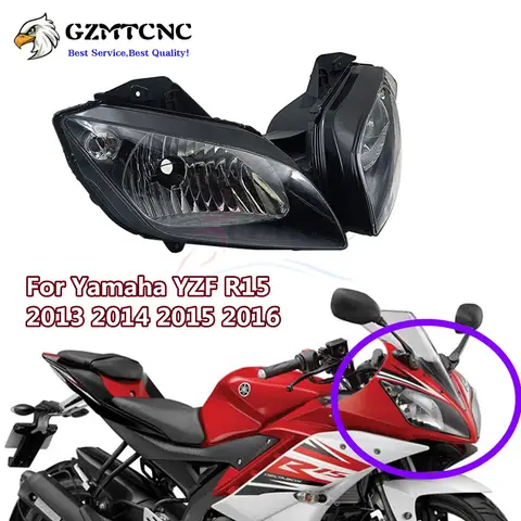 2011-2016 YZF-R15 Motorcycle Front Head Light Headlight Headlamp Assembly Housing Cover For Yamaha YZFR15 YZF R15 11-16