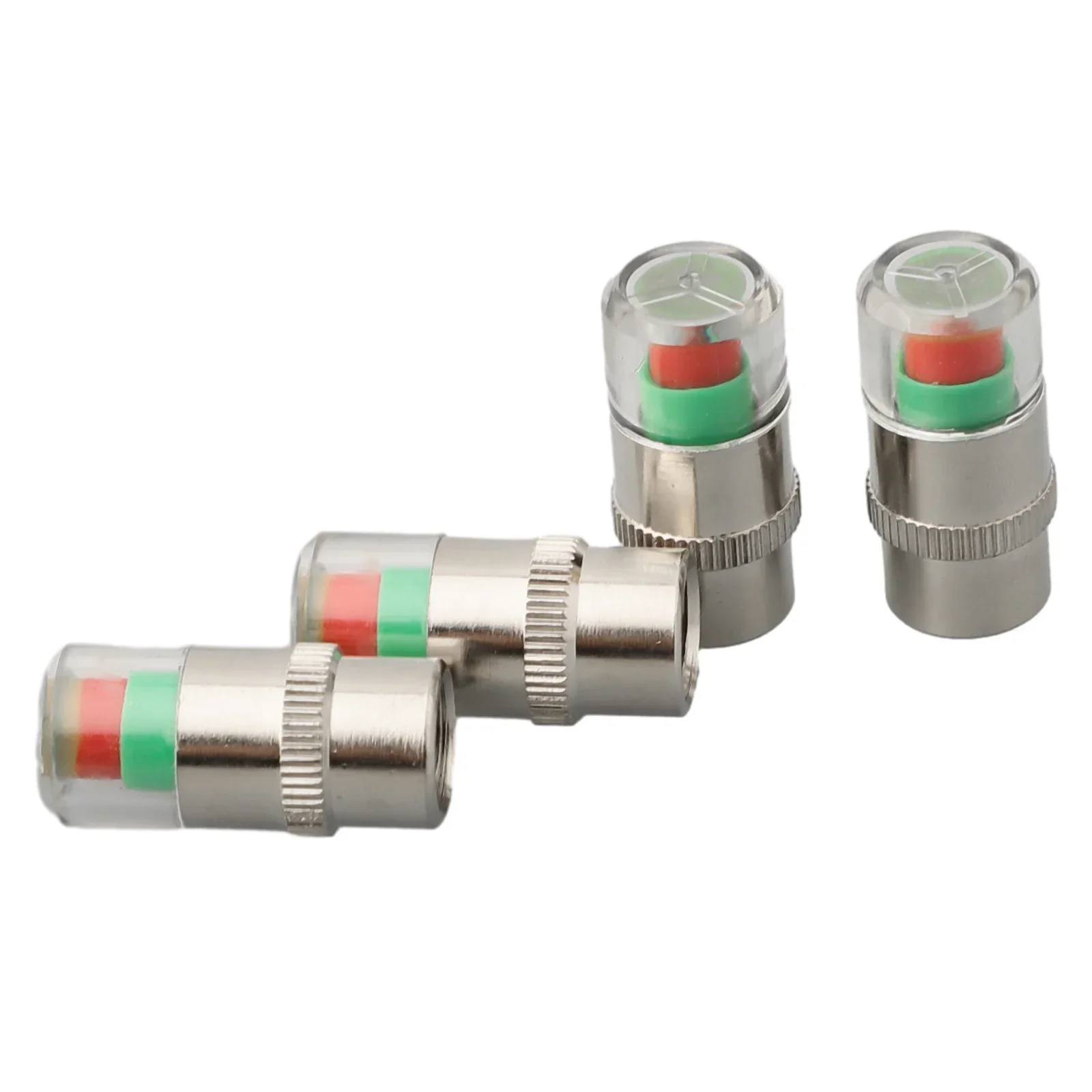 

4PCS Car Auto Tire Pressure Test Monitor Valve Stem Cap Sensor Indicator External Valve Detection Motorcycle Tyre Cap