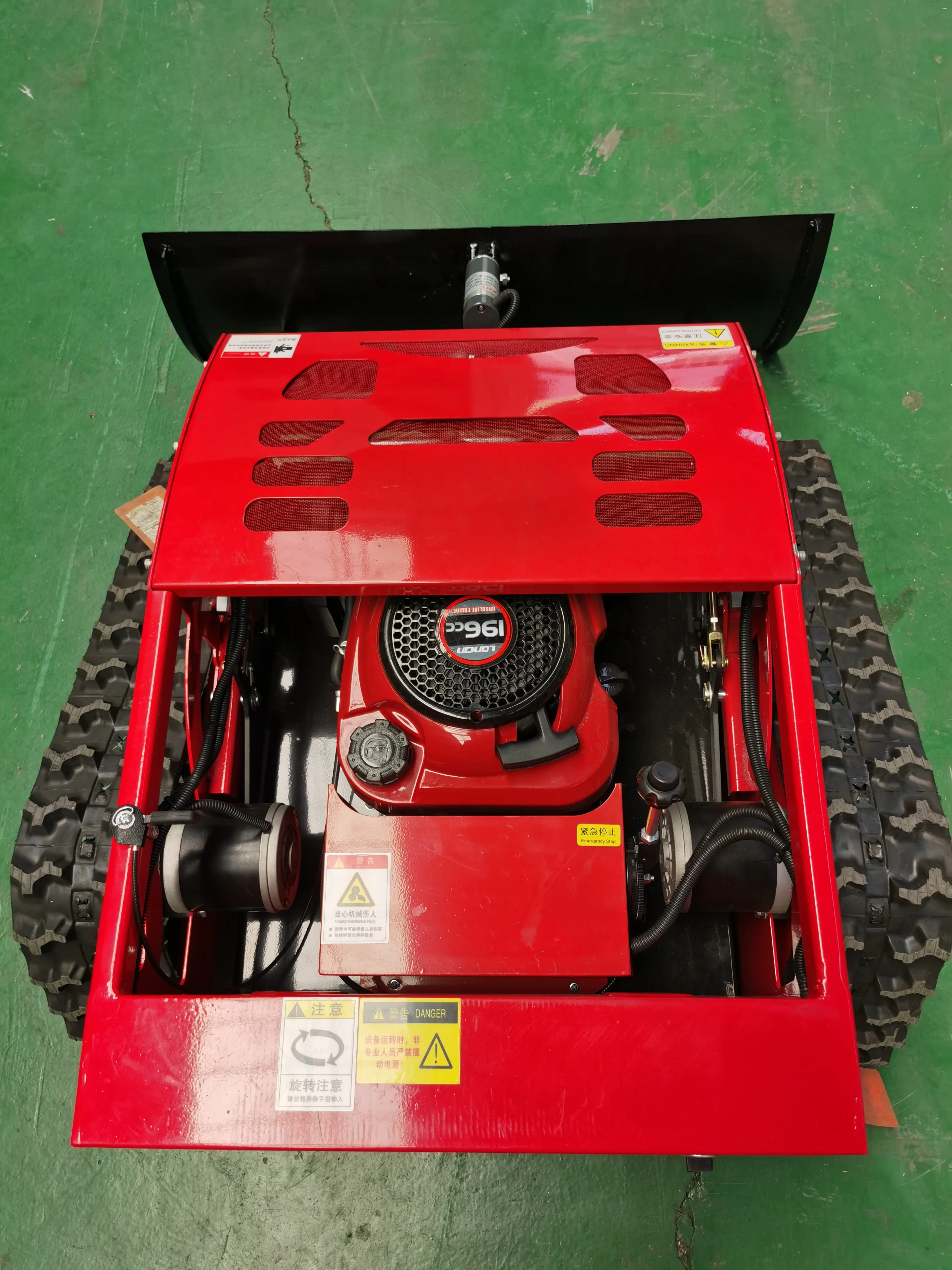 Crawler Lawn Mower Remote Control Cordless Lawn Mower Garden Grass Cutting Machine