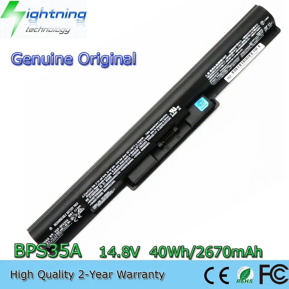 Batería Original VGP-BPS35A para Sony Vaio Fit 14E 15E SVF1521A2E BPS35 BPS35A