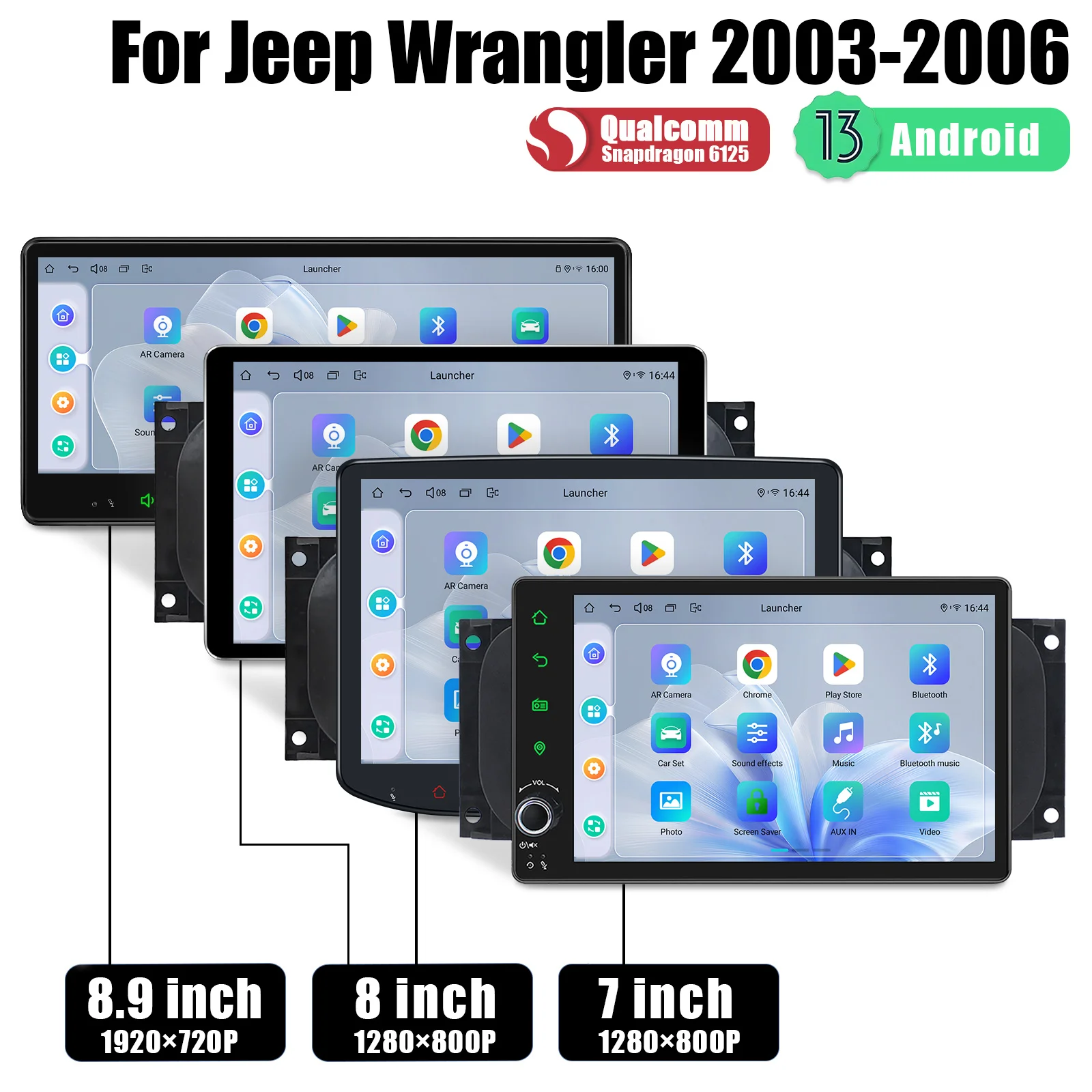 ﻿   راديو ستيريو للسيارة من JOYING مقاس 7 بوصات/8 بوصة/8.9 بوصة Apple Carplay بلوتوث لسيارة جيب رانجلر 2003-2006 |   OEM صالح |   لا قطع