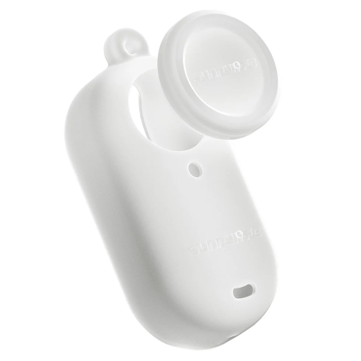 Protective Case for Shadowstone GO 3S Silicone Case Thumb Camera Lens Cap Protective Case with Lanyard White