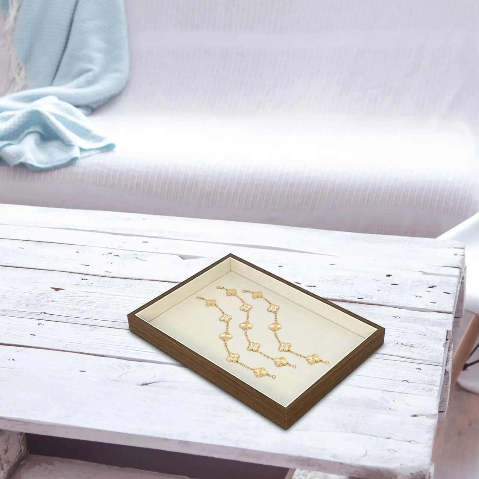 

Поднос для демонстрации ювелирных изделий, деревянный многофункциональный держатель для ювелирных изделий, лоток для хранения на столешнице, розничная тумбочка, витрина для гостиной