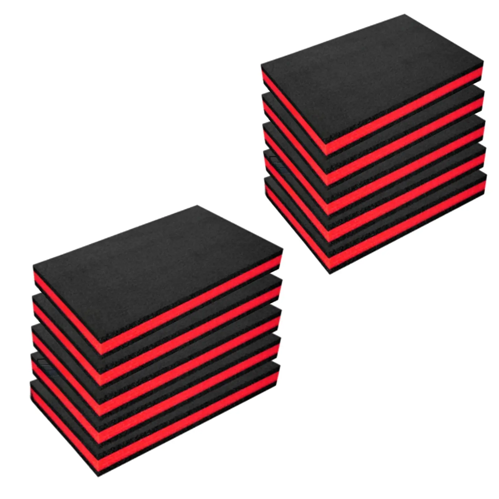 5 Pieces Tool Box Foam Insert Non Slip Tool Shadow Insert for Toolbox Hard Case Crafts Padding Tabletop Miniatures Transport