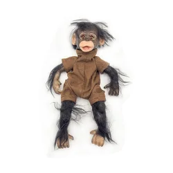48CM Already Painted Finished Reborn Baby Ape with Mohair on Limbs Cute Monkey DIY Toy  kit molde bebê reborn