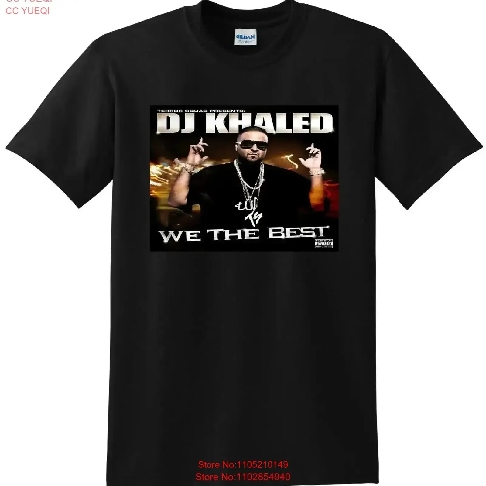 

DJ KHALED T SHIRT we the best vinyl cd cover SMALL MEDIUM LARGE XL vintage Washed Versatile Stretched designer clothes