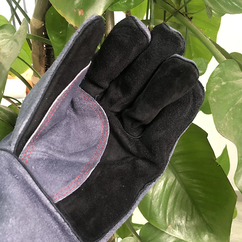 500℃ Heat Resistant Oven Gloves Mitts Baking BBQ Gloves for Grill Heat Insulation Leather Forging Welding Gloves