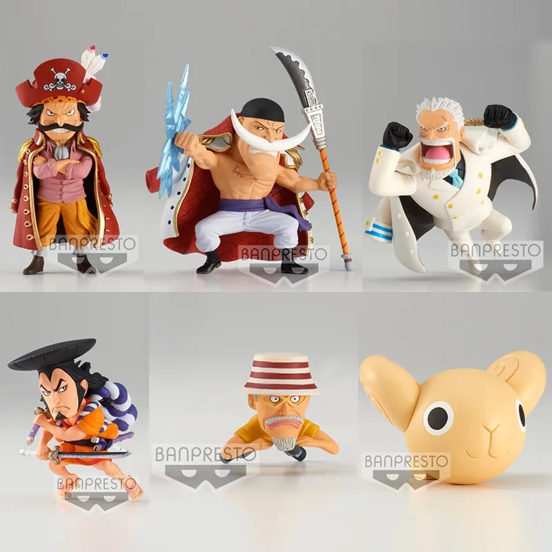 100% オリジナル在庫ありバンダイワンピース WCF WT100 VOL10 ロジャー・ガープ・エドワード・ニューゲートアニメキャラクター玩具モデル装飾品コレクション