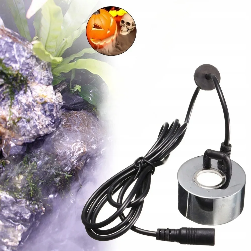 Mini nebulizzatore per creare effetto nebbia, fontana d’acqua, macchina per la nebbia, atomizzatore, ideale per feste di Halloween, giardini rocciosi, acquari, vasi e decorazioni per abbeveratoi per