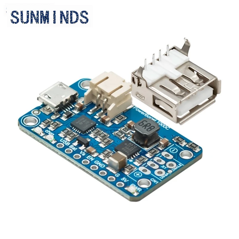 Moduł punktowy 2465 Ładowalny 5V Lipo USB Boost Charger PowerBoost 1000 Ładowarka - Ładowalny 5V Lipo USB Boost 1A - 1000C — zdjęcie produktu 2