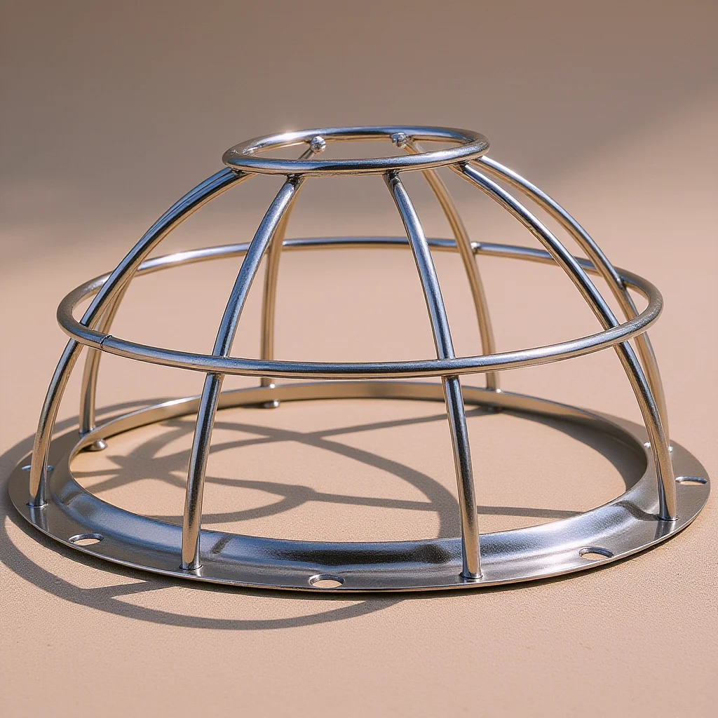 قوس غطاء الدخان 106-132 مللي متر شبكة حديدية قفص حماية الغطاء الواقي-سرقة إنذار الحريق ملحق الحرس