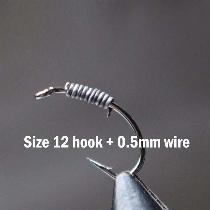 PERSUADER 2 selectable well spooled Dia 0.5mm or 0.8mm ultra soft lead wire nymph/larva body weight thread fly tying materials