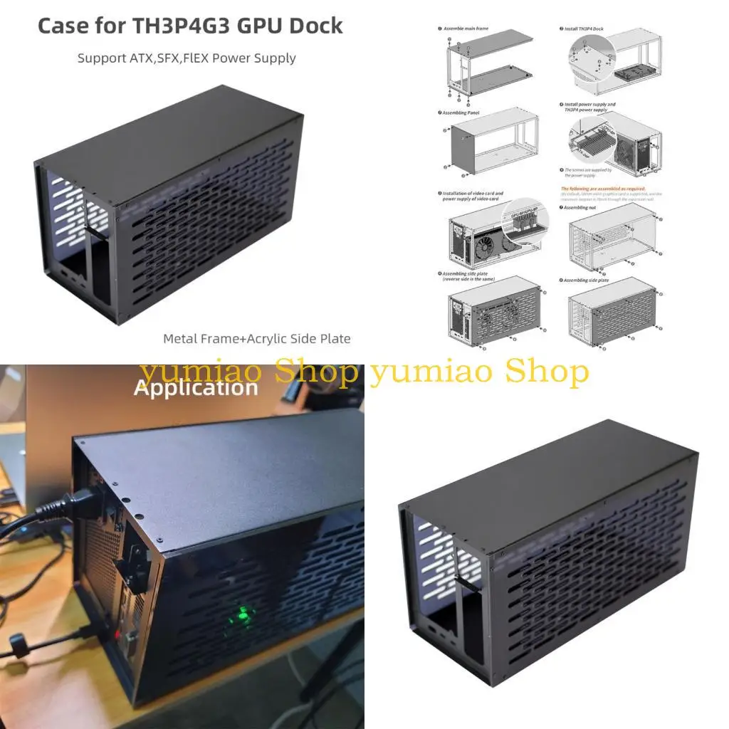 587B Cooling Fan Box for TH3P4G3 ATX Thunderbolt-compatible GPU Metal Frame Case-