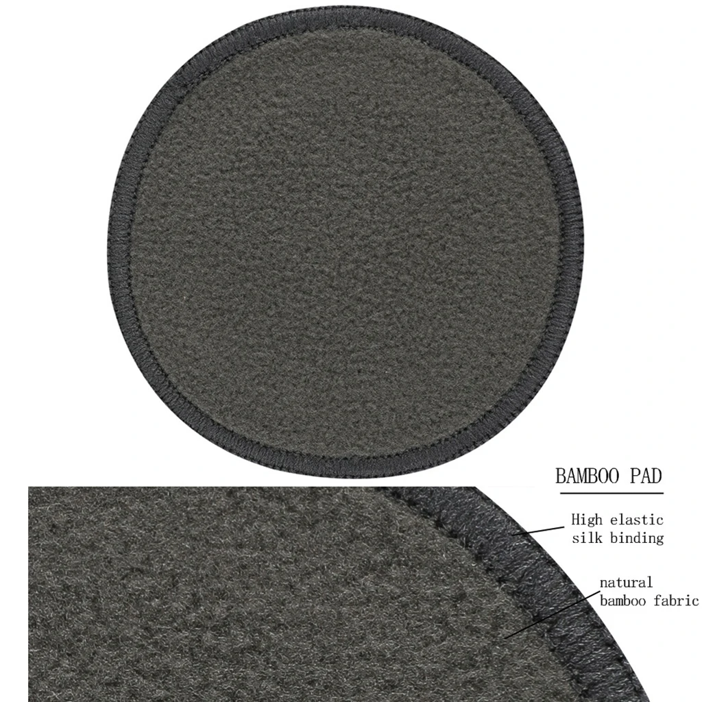 5Pc Soft Bamboo Cotton Reusable Makeup Remover Pads Facial Cleanser Pads Washable Sponges Cleaning Puff for Women