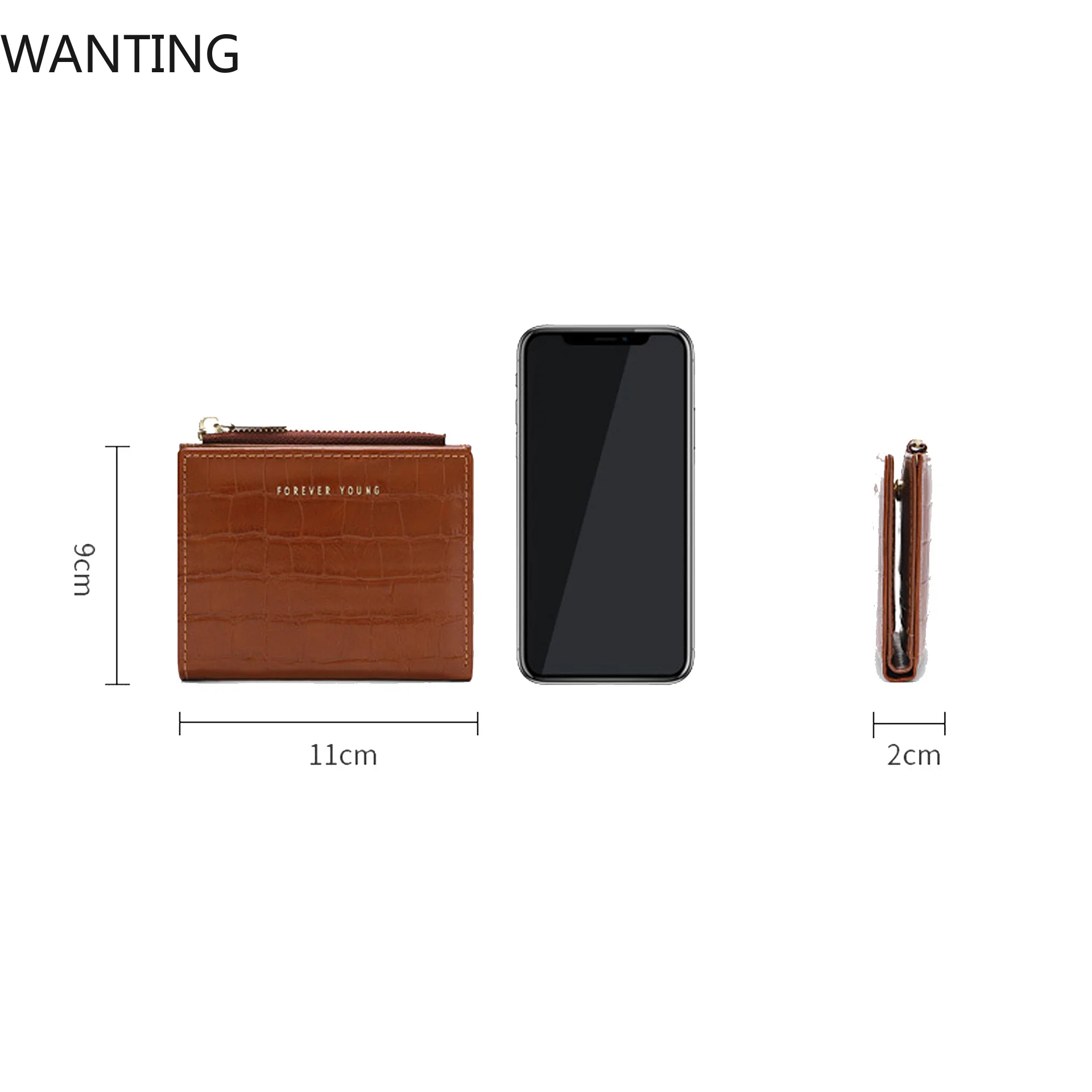 Carteira masculina feminina carteiras versão universal padrão de crocodilo moeda saco de dinheiro bolsa de couro do plutônio carteira titular do cartão saco de dinheiro