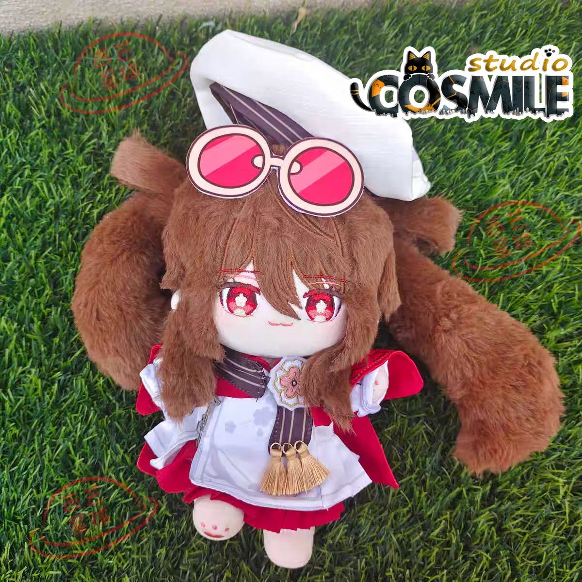 

Игра Genshin Impact ışん Hu Tao 려 Voi Panger 호 Kui Fashion Dress Stuffed Plushie 20 см Плюшевая кукла Одежда для тела Скелет Подарок XQ Jul
