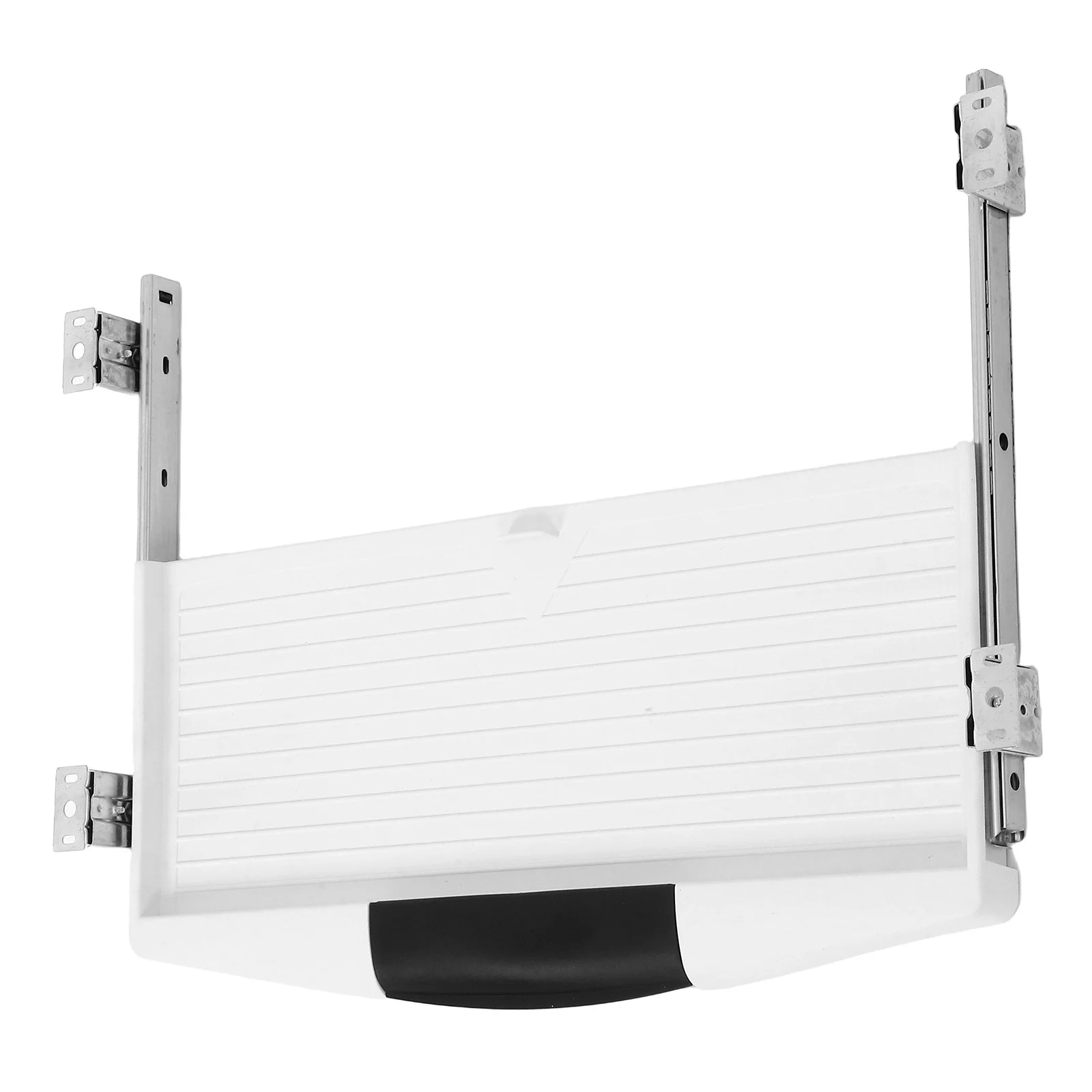 

Pull Out Keyboard Tray Under Desk with Storage Compartment Drawer Type Keyboard Holder for Computer Desk Ergonomic Space Saving