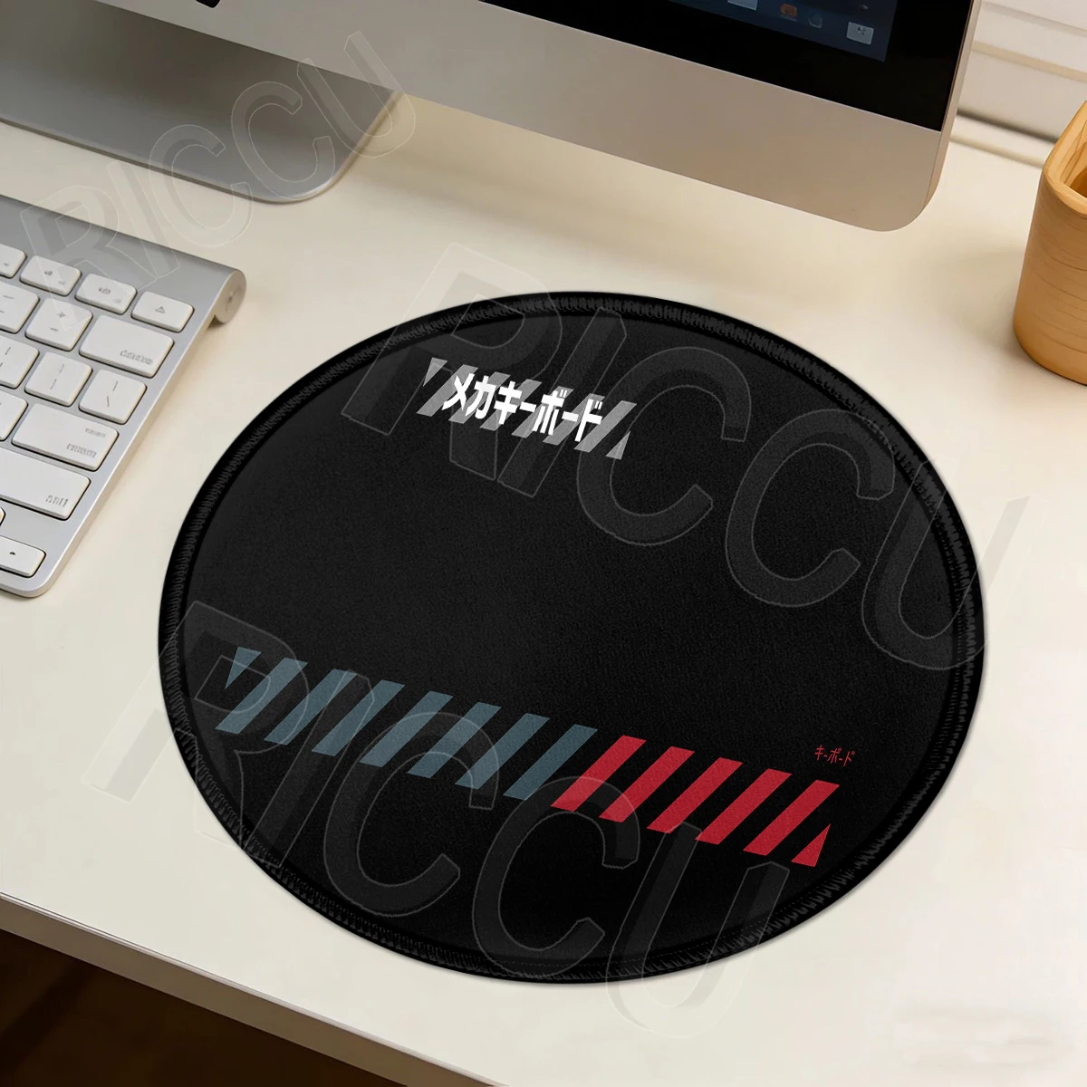 Round Mousepad Company Pc Gamer Desk Mat Gaming Pad Art Mechanical Keyboard non-slip Mouse Pad Personalized Laptop Black XS Mat