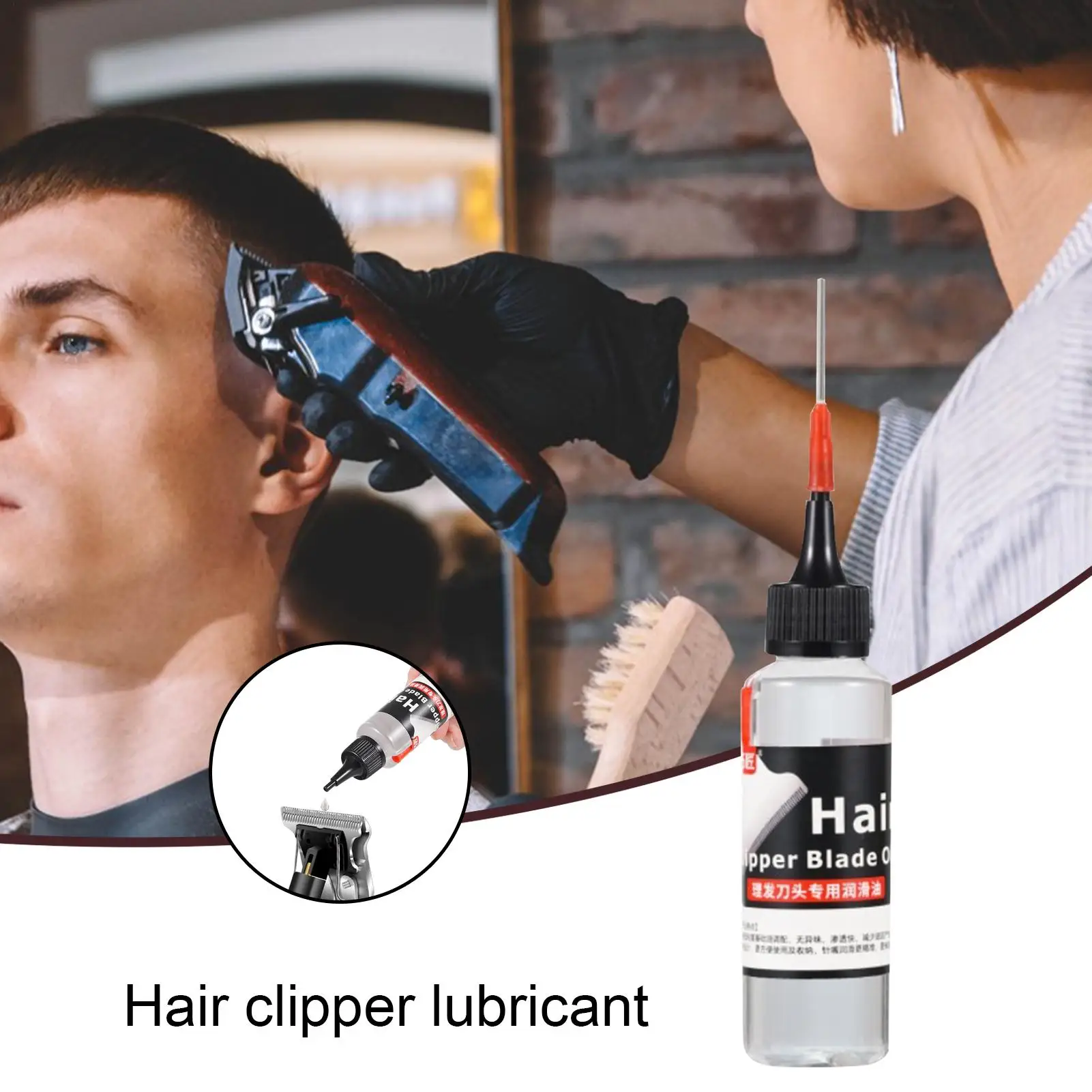 60ml Electric Clipper Shaver Maintenance Oil Lubricant Hair Trimmer Blade Oil Prevent Rusting Sewing Hair Salon Clipper Oil