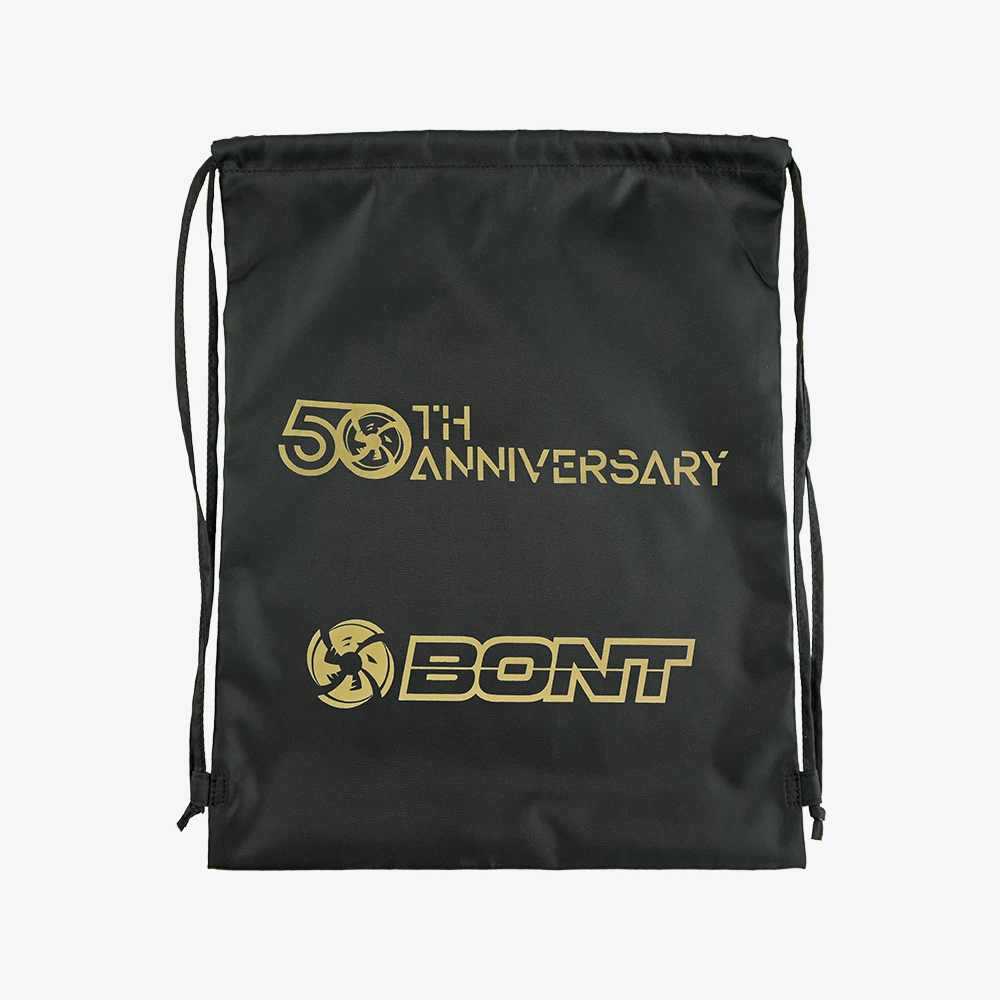 

Bont Skates Drawstring Storage Bag Bont Skates 50th Anniversary Drawstring Bag