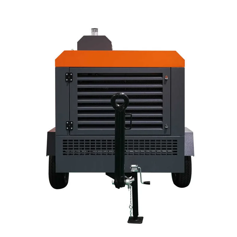 Portable Compressor Diesel Engine Driven Screw Air Compressor 7-25 bar for blasting