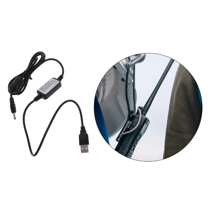 Lightweight USB Charging Cable for Walkie-Talkie TH-D7E TH-F6E TH-F7E