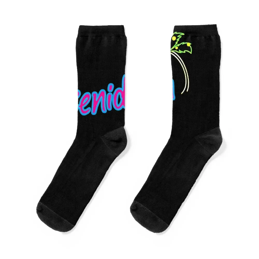 Benidorm , Designer Classic T-Shirt.png Socks football Run crazy Socks For Man Women's