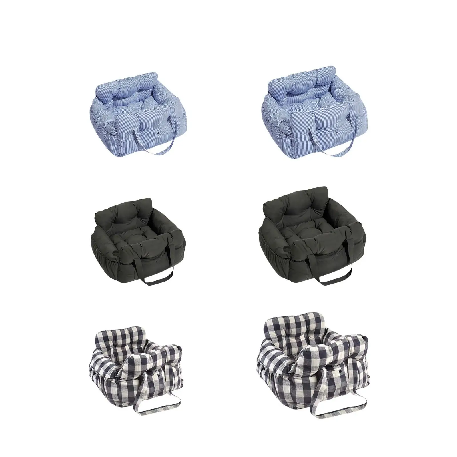 

Dog Car Seat for Small Dogs Dog Kennel Comfortable with Storage Pockets Dog Car Travel Carrier for Dogs Kitten Pet Accessories