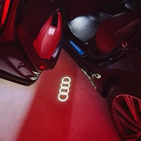Car Door Welcome Light Led Projector Lamp For Audi SLINE QUTTRO A3 A4 B8 8P 8V A6 C7 A5 Q5 B7 B6 B9 RS Q3 Q7 S3 S4 S5 SQ5 S6 A8