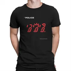 Men's T-Shirts Ghost In The Machine Music Fashion Pure Cotton Tees Short Sleeve The Police Band T Shirts O Neck Tops New Arrival