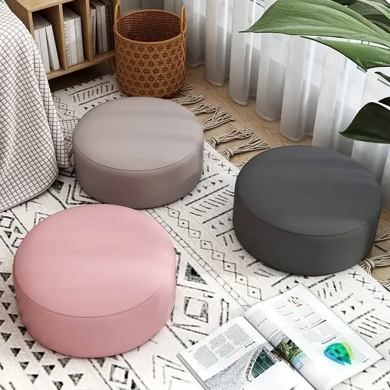 Sit on The Ground Lazy People Household Adult Stools Foot Stools Coffee Tables Small Benches Round Stool Square Ottomans Pouf