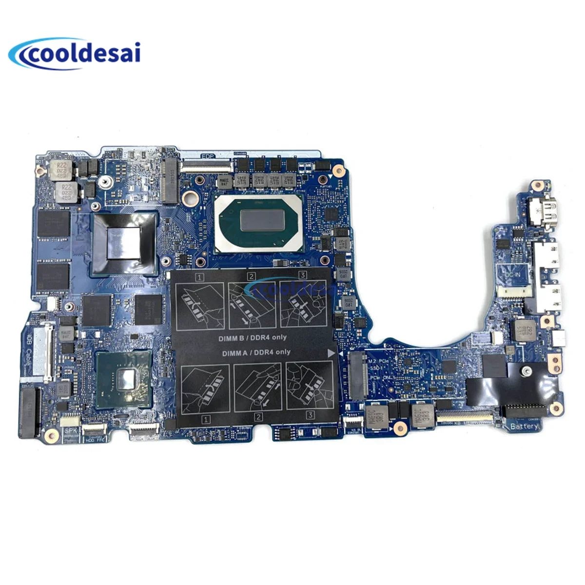 NBL-N15-MB For DELL Inspiron 7590 7591 Laptop Motherboard With I5-9300H I7-9750H CPU GTX1650 4G GPU Mainboard Fast Shipping