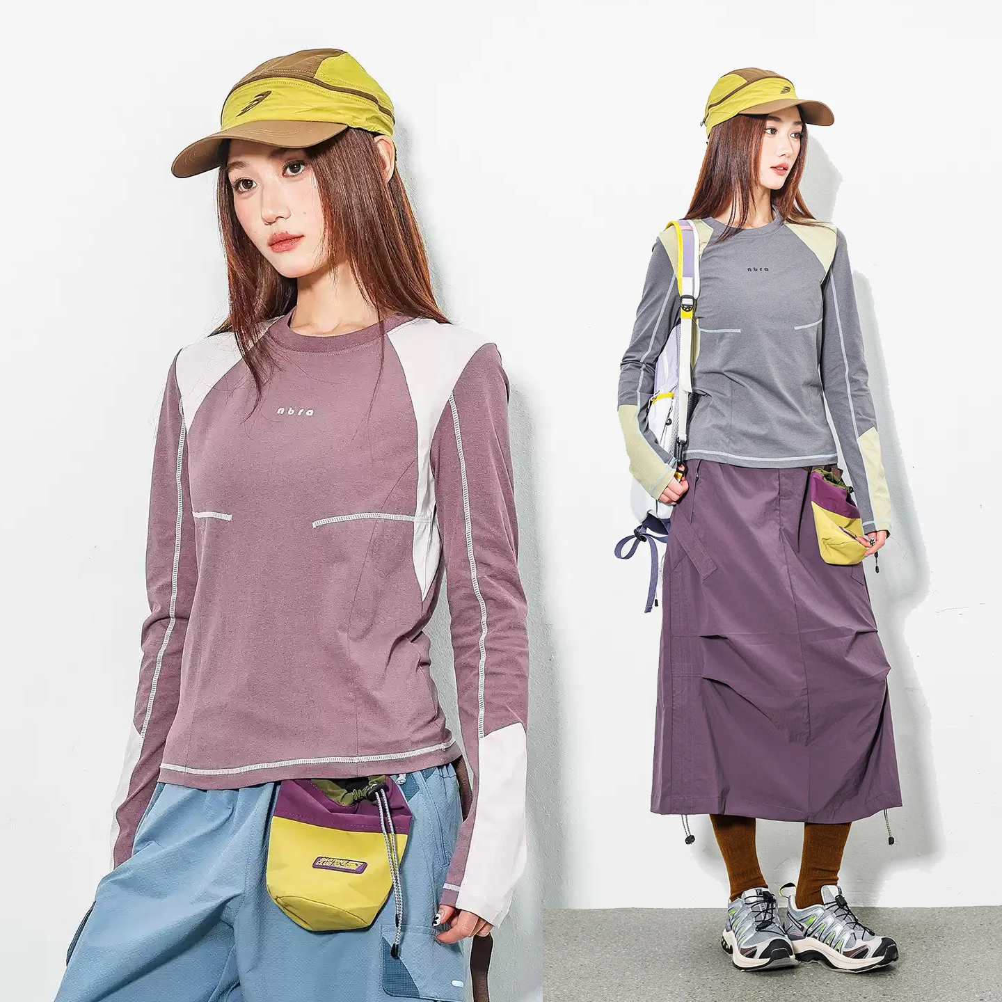 Women Outdoor Cycling Hiking Long Sleeve Quick Dry Sport T-shirt spicy Girl Y2k Streetwear Slim Fit Short T Shirt Fashion Tshirt