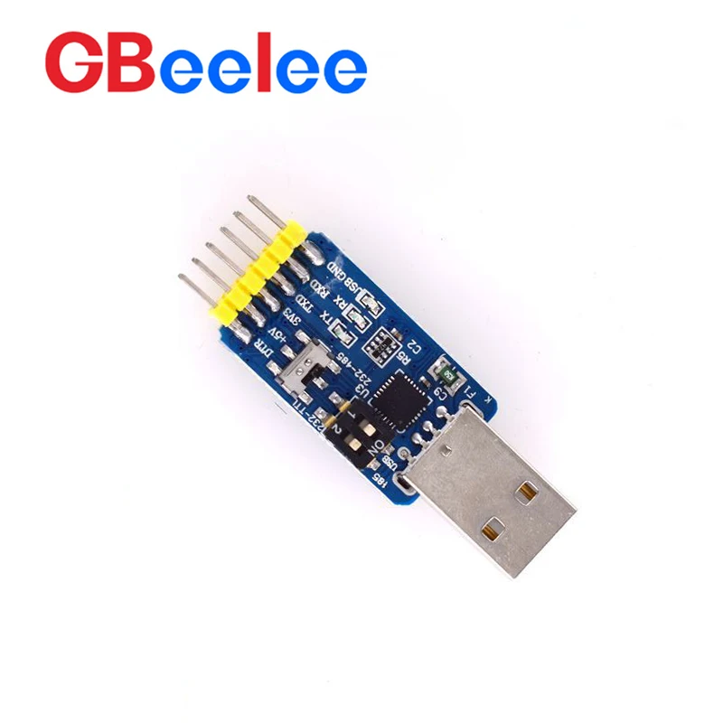 30PCS GBeelee BL-MZ-143 Modul Port Serial Multifungsi 6-in-1 CP2102 USB Ke TTL 485/232 Konversi Saling