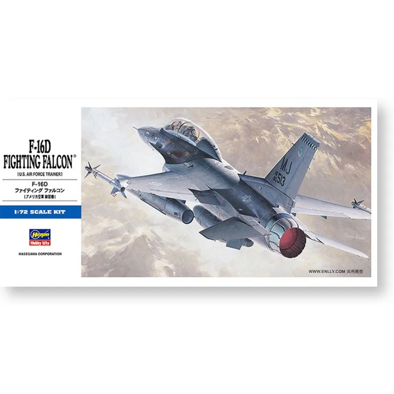 Hasegawa 00445 static assembled model toy 1/72 scale For American F-16D 