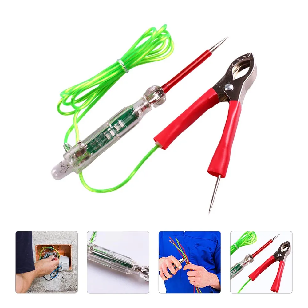 

Tester Voltage Pen ABS Rubber Smooth Surface LED Display Positive Negative Poles Automotive